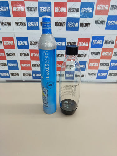 Cilindro CO2 SodaStream + Botella PET 1L
